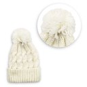 Ver imagem 3 de Touca de Inverno com Pompom - Conforto e Estilo no Frio Cor:branco