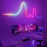 Fita Neon Led Aplicativo Celular 5 Metros RGB Iluminaçao Decoraçao IP68 Casa Sala Quarto Mesa Gamer  - 5
