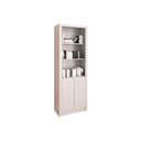 Ver imagem 1 de Estante Livreiro Solteiro Me4110 C/ 2 Portas e 3 Prateleiras Branco - Tecno Mobili