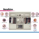 Ver imagem 5 de Guarda Roupas 3 Portas de Correr 3PORTAS 1ESP 6GAVS Bragança Europa Peroba