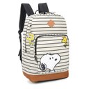 Ver imagem 3 de Mochila Escolar Snoopy - MS46367SN - Branco