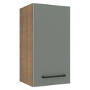 Ver imagem 1 de Armário Aéreo Madesa Agata 35 cm 1 Porta Rustic/Cinza Cor:Rustic/Cinza