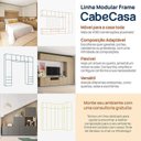 Ver imagem 2 de Guarda Roupa 13 Módulos 16 Portas 6 Gavetas Frame CabeCasa MadeiraOriginals