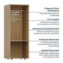Ver imagem 6 de Guarda Roupa 13 Módulos 16 Portas 6 Gavetas Frame CabeCasa MadeiraOriginals