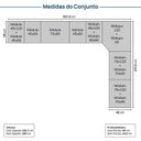 Ver imagem 5 de Guarda Roupa 13 Módulos 16 Portas 6 Gavetas Frame CabeCasa MadeiraOriginals