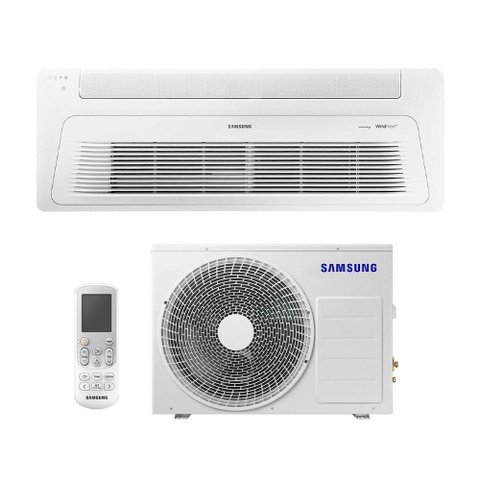 Ar Condicionado Inverter Samsung Windfree Cassete 1 Via 24.000 Btus Quente e Frio 220v R-32