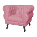 Ver imagem 5 de Kit 2 Poltronas Decorativa Sala Recepção Maya Suede Rosa LM DECOR
