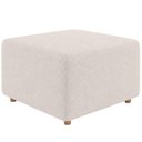 Ver mais imagens de Sofá 6 Lugares para Sala de Estar Living Modular Adah M03 Bouclê Cru - Lyam Decor