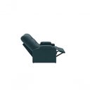 Ver imagem 5 de Poltrona Columbia Retrátil/reclinável Porta Copos Suede Petróleo - Xflex Sofás