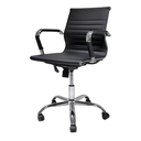 Ver imagem 5 de Kit Conjunto Cadeira de Escritório Presidente Eames + Cadeira de Escritório Diretor Eiffel Preta