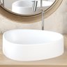 Kit 02 Cubas de Apoio Gota para Banheiro Lavabo C01 Bg43w Branca Matte Fosca - Lyam - 3