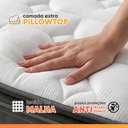 Ver imagem 5 de Cama Box Baú Queen Molas Ensacadas Pillow Super Monaco 158x198x75cm Probel - até 180kg por Pessoa