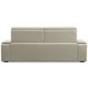 Ver imagem 6 de Sofá Retrátil Reclinável 3 Lugares Sala de Estar 215cm Bilac F04 Linho Bege - Lyam Decor