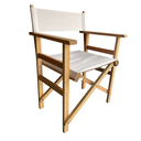 Ver imagem 1 de Cadeira Diretor de Cinema Madeira Tecido Acquablock Duna Cru