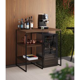 Aparador Industrial para Cervejeira com 2 Prateleiras 75x80x50 - 1