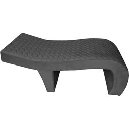 Maca Estética Ergonomica Metalassê Inclinada 70 Cm Cinza Slk Decor Nina - 2
