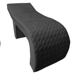 Maca Estética Ergonomica Metalassê Inclinada 70 Cm Cinza Slk Decor Nina - 3
