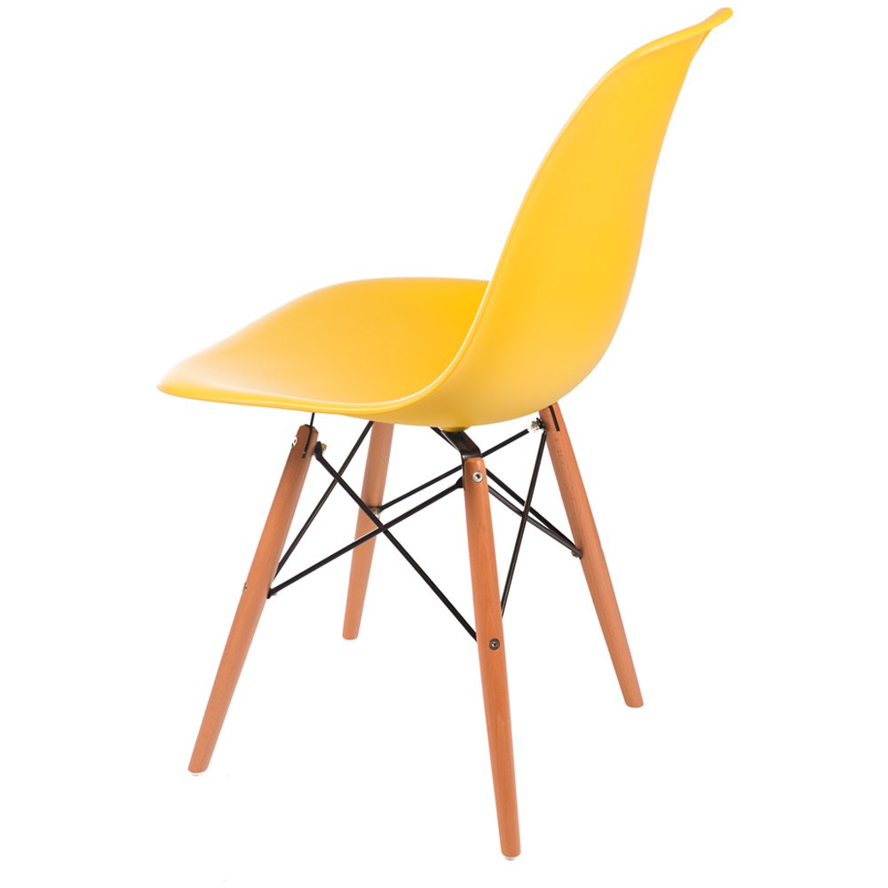 Kit 4 Cadeiras Eames Eifell 130pp Cor:amarelo - 4