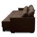 Ver imagem 5 de Sofá Cama Retrátil e Reclinável 2,50m com Molas Catarina Veludo Rover & Beato
