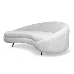 Sofá 3 Lugares 2,30m Living Orgânico Medelim - Élpis Móveis - Boucle Prata - 4