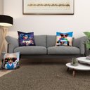 Ver imagem 2 de Kit 3 Capas de Almofada Pet 40cm Sala Quarto Cachorros