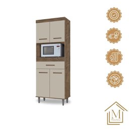 Cozinha Duda - Armário para Cozinha - Mizza Decor Canela Off White - 2