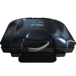Sanduicheira Antiaderente Grill Vicini  Preta  - EPV-828 - 110v - 5