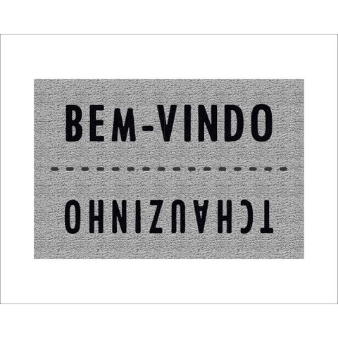 Tapete Estampado Capacho Bem-vindo Tchauzinho