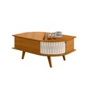 Ver imagem 2 de Mesa de Centro Indianápolis 2 Portas Cinamomo/off White - Madetec