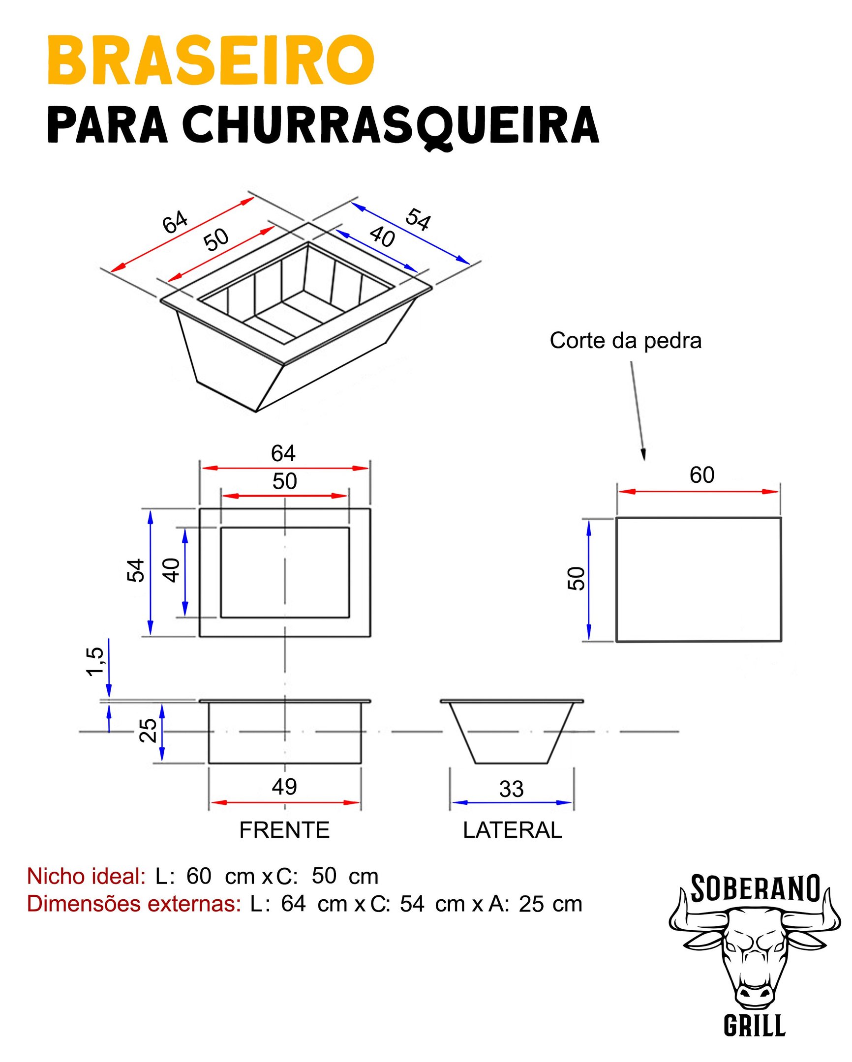 Kit Gourmet Pequena Inox 430 - 2