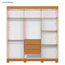 Ver imagem 5 de Guarda-Roupa de Casal 6 Portas Vinci com Espelhos Cinamomo
