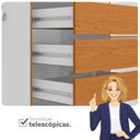 Ver imagem 7 de Guarda-Roupa de Casal 6 Portas Vinci com Espelhos Cinamomo