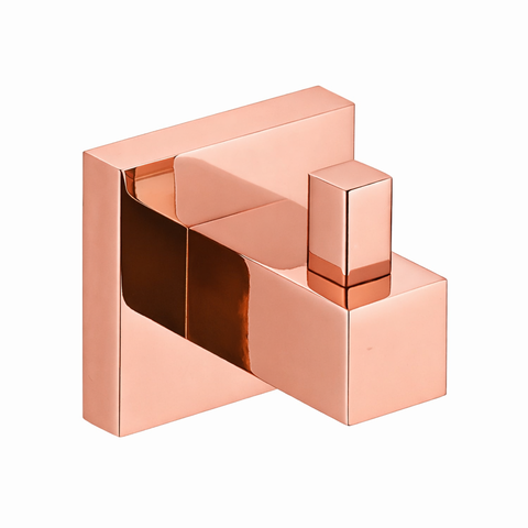 Cabide Simples para Porta Toalhas Rose-gold Brilhante