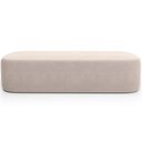 Ver imagem 5 de Puff Decorativo Orgânico para Living Quarto 195cm Doha W01 Suede Bege - Lyam Decor