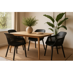 Kit com 4 Cadeira Marcela Montreal Jantar 140pp - 7