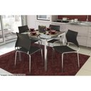 Ver imagem 2 de Mesa para Cozinha Reno M002 + Tampo Vidro 90x90cm Polipropileno Preto - Kappesberg