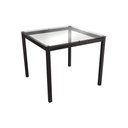 Ver imagem 1 de Mesa para Cozinha Reno M002 + Tampo Vidro 90x90cm Polipropileno Preto - Kappesberg