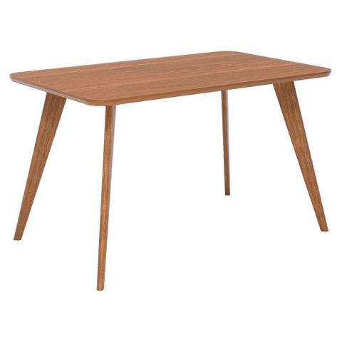 Mesa de Jantar 4 Lugares Tampo MDF 130x80 cm 21752 Cinamomo Ornar