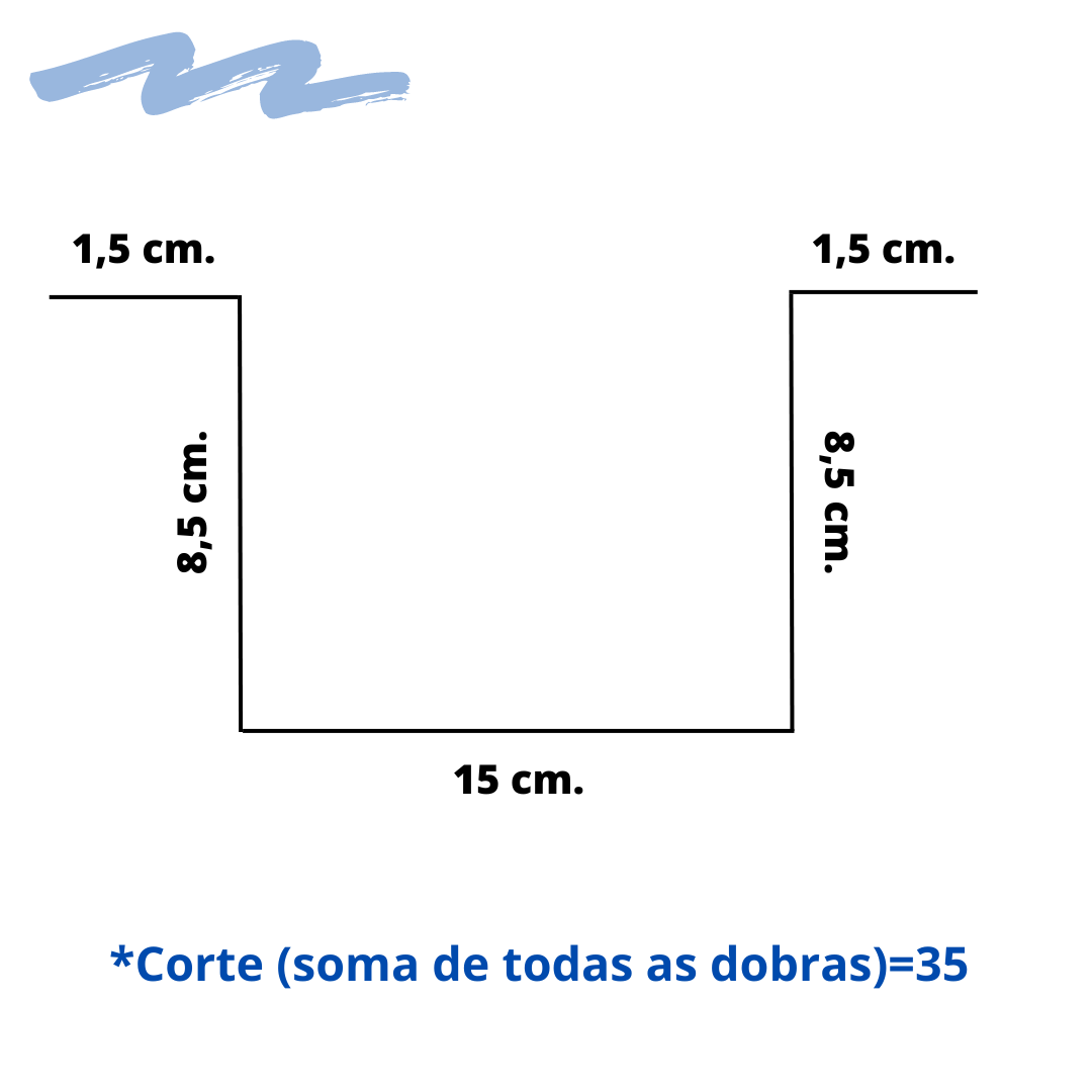 Kit Calha Telhado Cocho Divisa Platibanda 4 Mts Galvanizada Galvocalhas Calha Galvanizada Saída Redo - 3