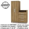 Comoda Com Roupeiro 20021 Nature VLR - 2