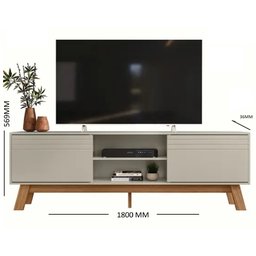 Rack para Tv Ate 75'' Polegadas Dubai - Moveis Leartam - 4