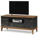 Ver imagem 1 de Rack Nani 2 Portas e 1 Gaveta Cor Preto 150cm - 63220
