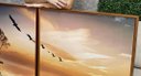 Ver imagem 6 de Quadros Decorativos Sala Pôr do Sol Refletido 100x70 Moldura Cobre Vidro