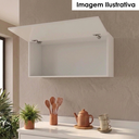 Ver imagem 5 de Armario Aereo Geladeira 79 cm Mara Branco Mobbs
