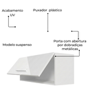 Ver imagem 4 de Armario Aereo Geladeira 79 cm Mara Branco Mobbs