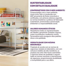 Beliche com Escada Lateral em Ferro Aço Carbono Tubular Teko Casatema - 11