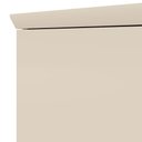 Ver imagem 5 de Buffet Aparador Cannes Z30 Moderno 4 Portas MDP 160cm Off White e Canela Mpozenato