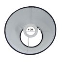 Ver imagem 4 de Cúpula de Abajur Luminária 30x15x45cm Tecido Algodão Soquete Importado Ref 24