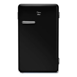 Frigobar Retrô Midea 95 Litros Preto Onix 127v - 1