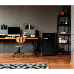 Frigobar Retrô Midea 95 Litros Preto Onix 127v - 5